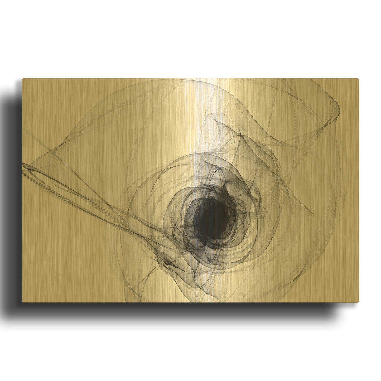 'Out of the Night' By Irena Orlov Gold Metal Wall Art