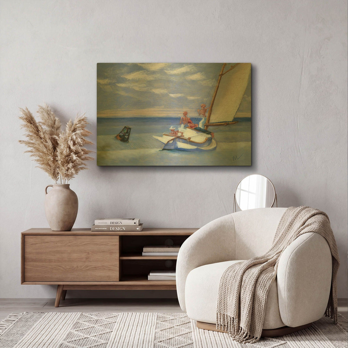 'Ground Skel' By Marie Marfia Fine Art Gold Metal Wall Art