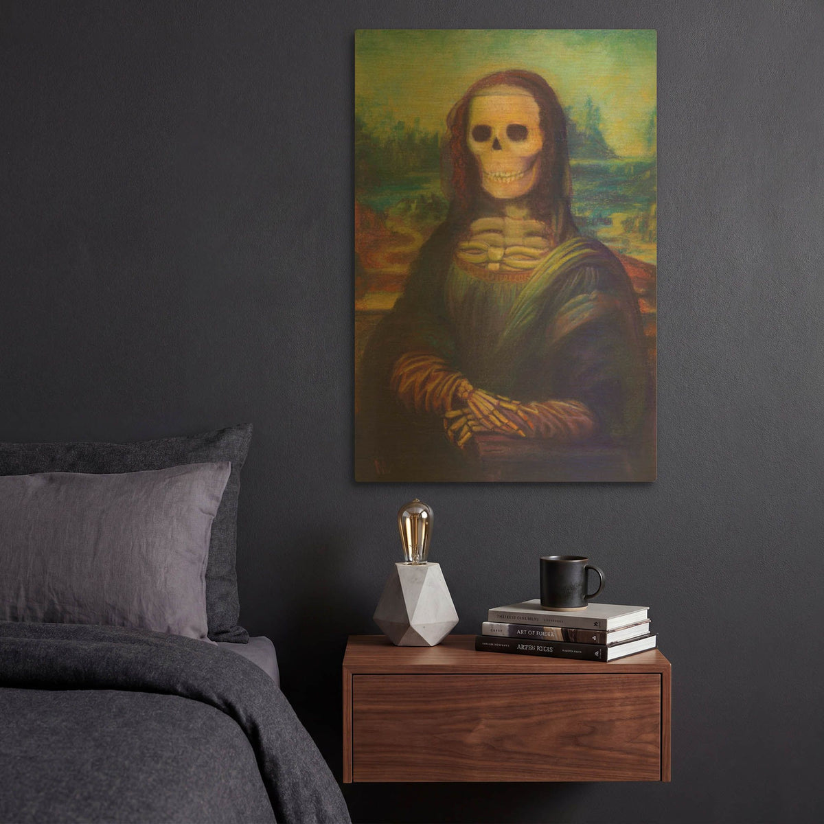 'Bona Lisa' By Marie Marfia Fine Art Gold Metal Wall Art