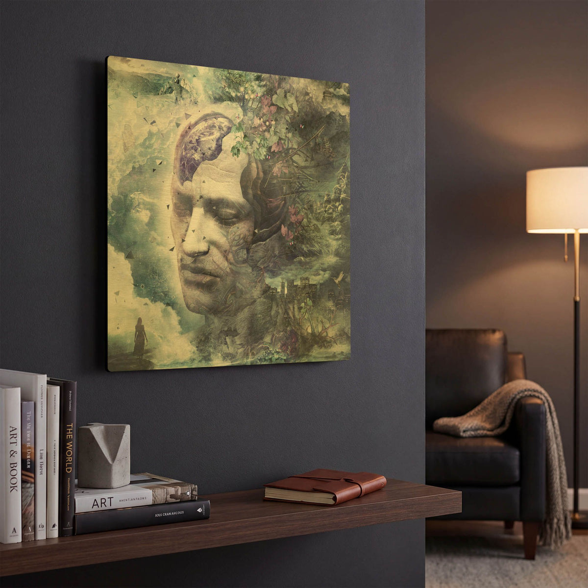 'All We Have Is Now' By Cameron Gray Gold Metal Wall Art