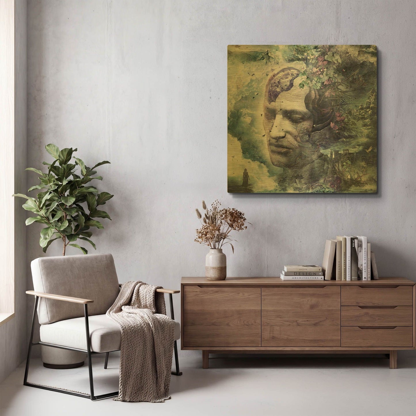 'All We Have Is Now' By Cameron Gray Gold Metal Wall Art