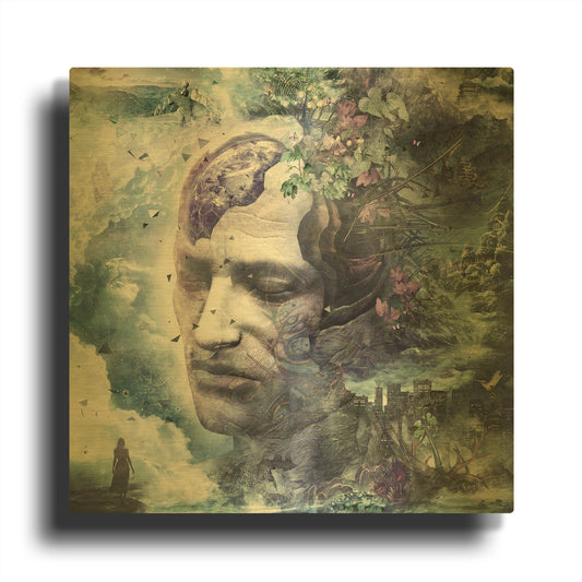'All We Have Is Now' By Cameron Gray Gold Metal Wall Art