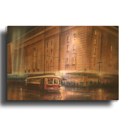 'Mig and fish' By Murray Henderson Fine Art Gold Metal Wall Art