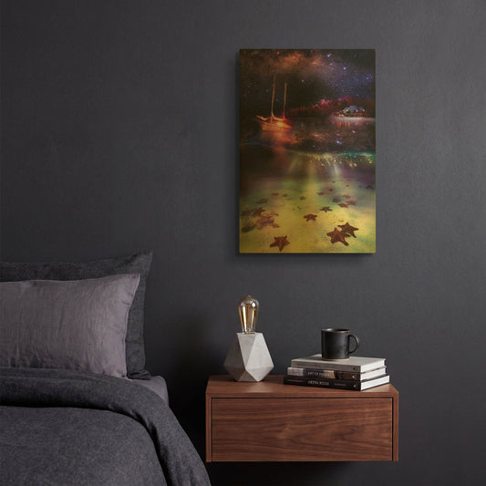 'Stary Stary Nite' By Murray Henderson Fine Art Gold Metal Wall Art