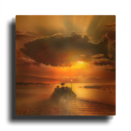 'The Morning Bite' By Murray Henderson Fine Art Gold Metal Wall Art