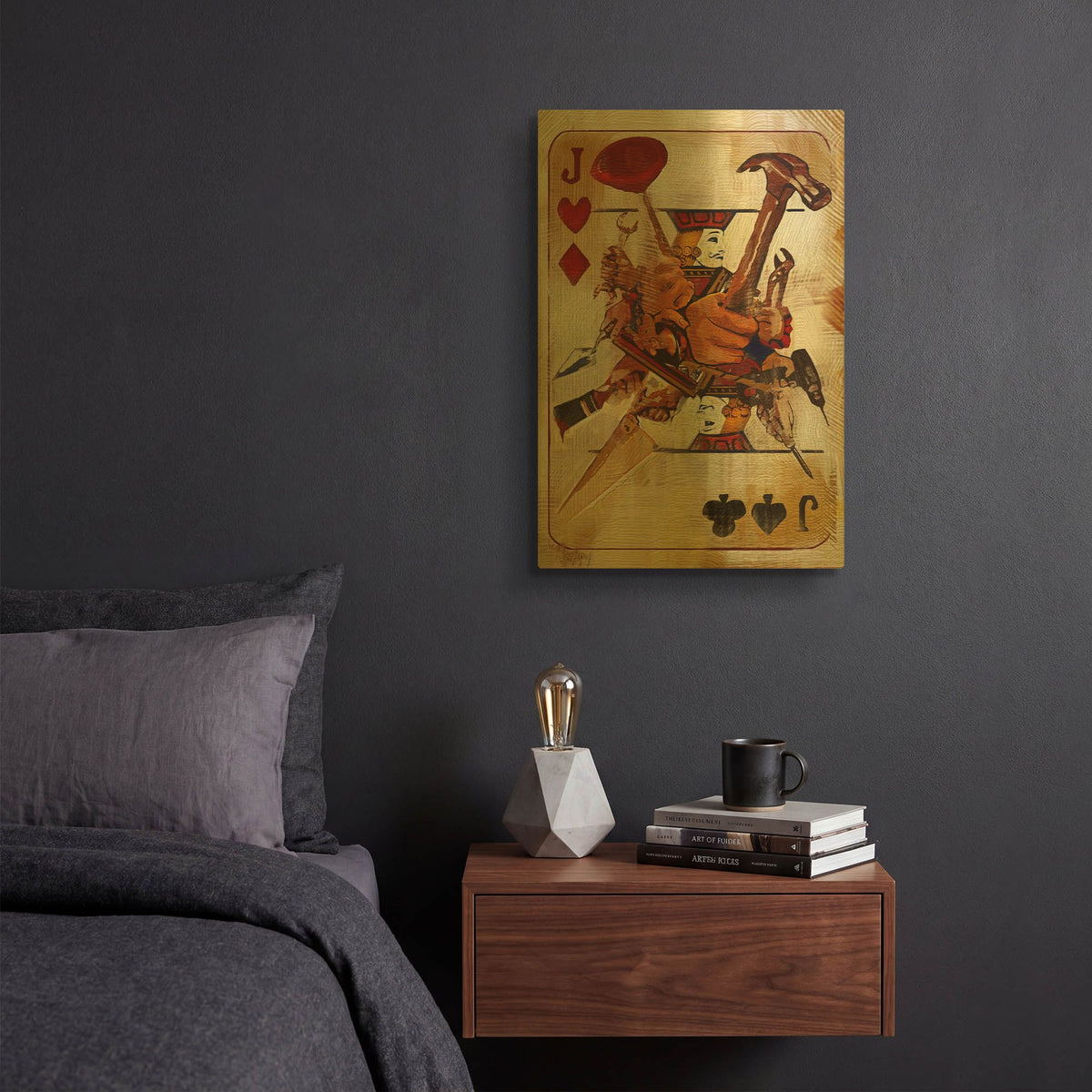 'Jack Of All Trades' By Murray Henderson Fine Art Gold Metal Wall Art