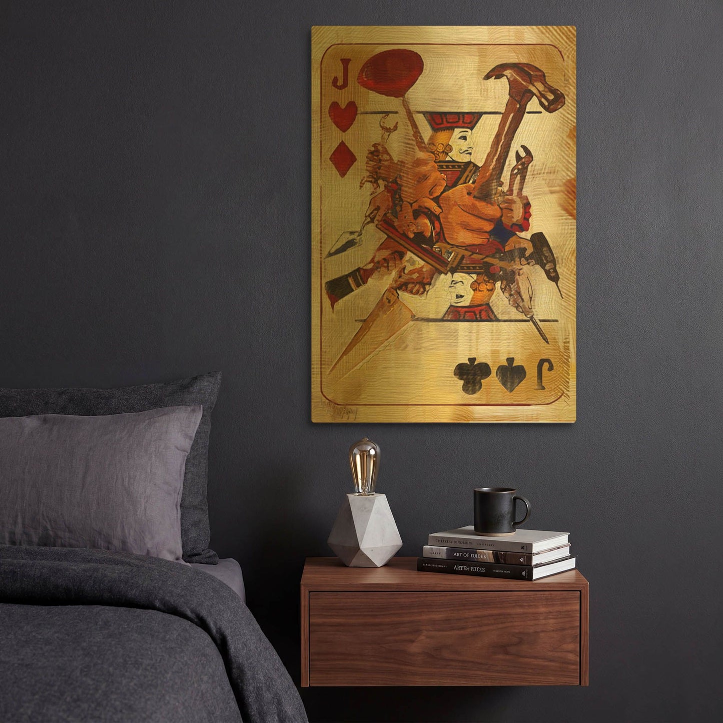 'Jack Of All Trades' By Murray Henderson Fine Art Gold Metal Wall Art