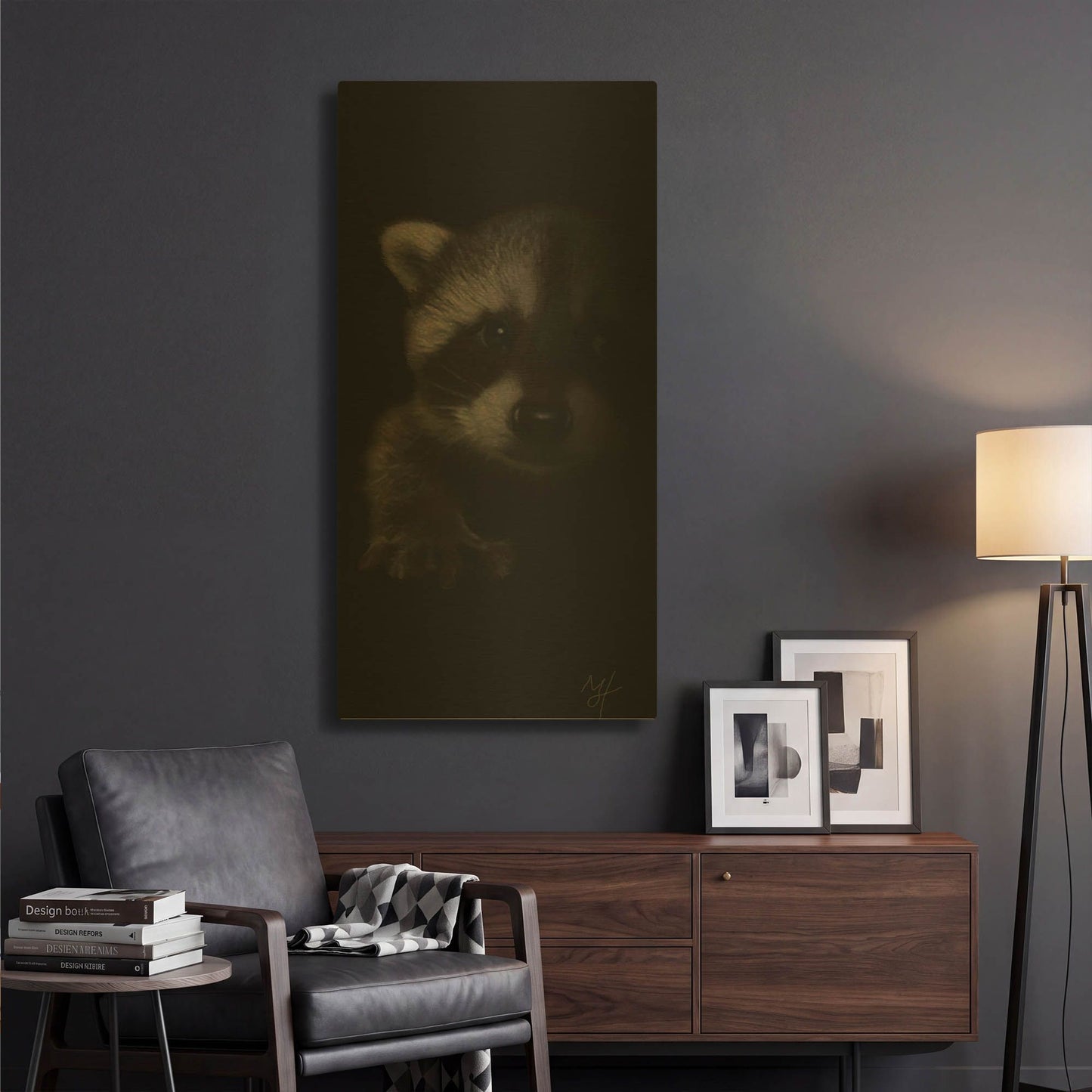 'Bandit' By Murray Henderson Fine Art Gold Metal Wall Art
