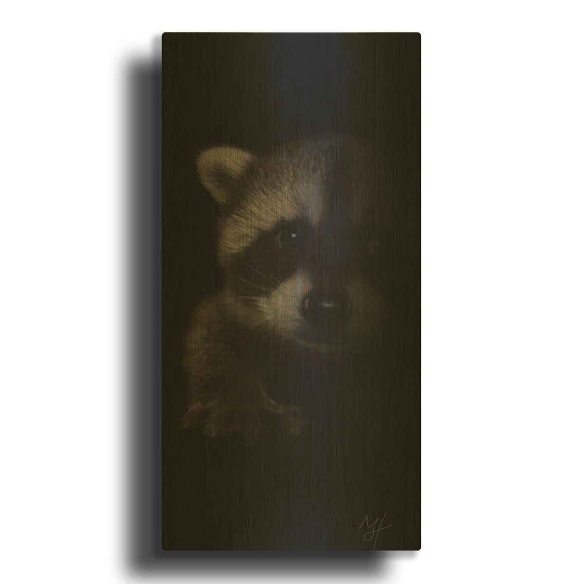 'Bandit' By Murray Henderson Fine Art Gold Metal Wall Art
