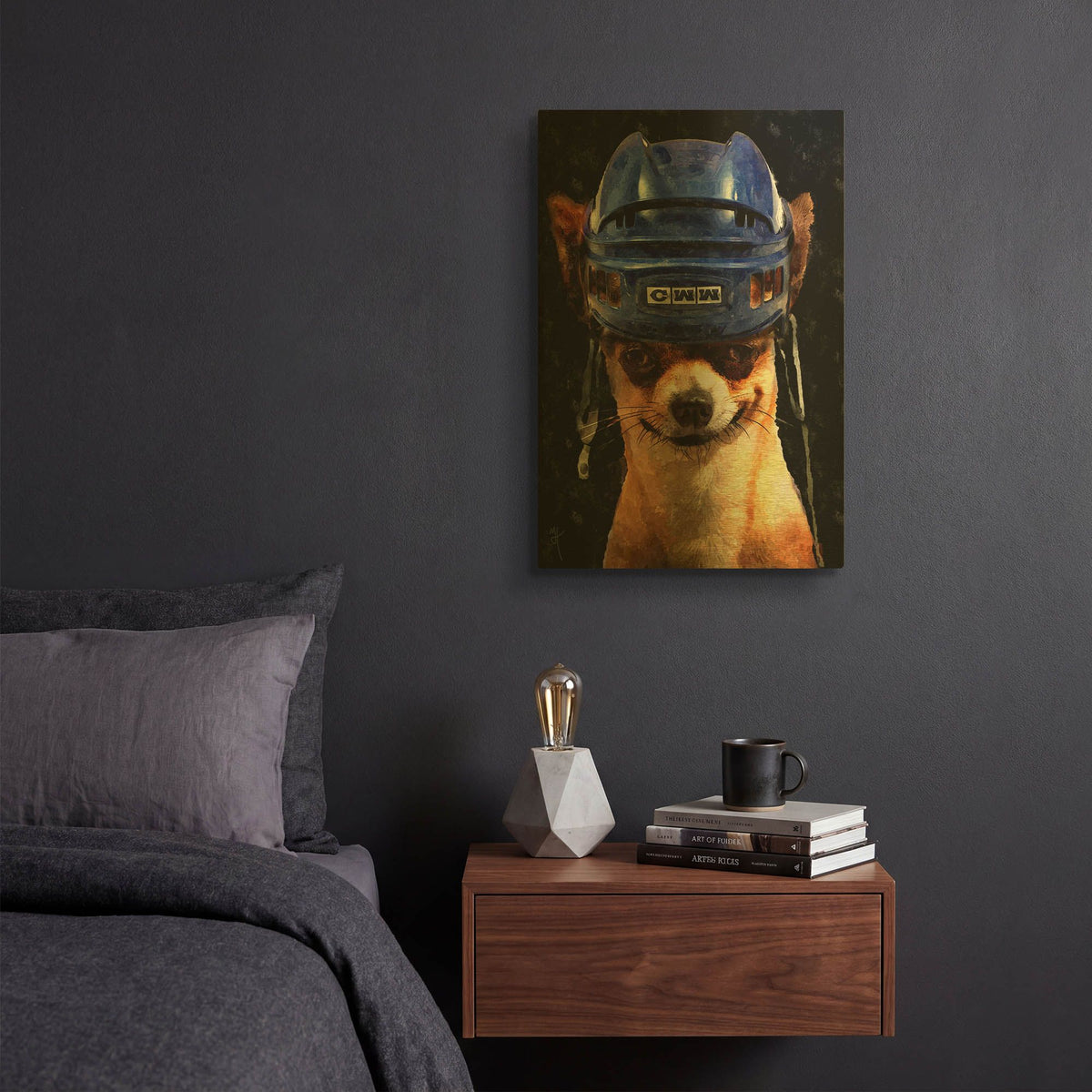 'Chiwana Go' By Murray Henderson Fine Art Gold Metal Wall Art