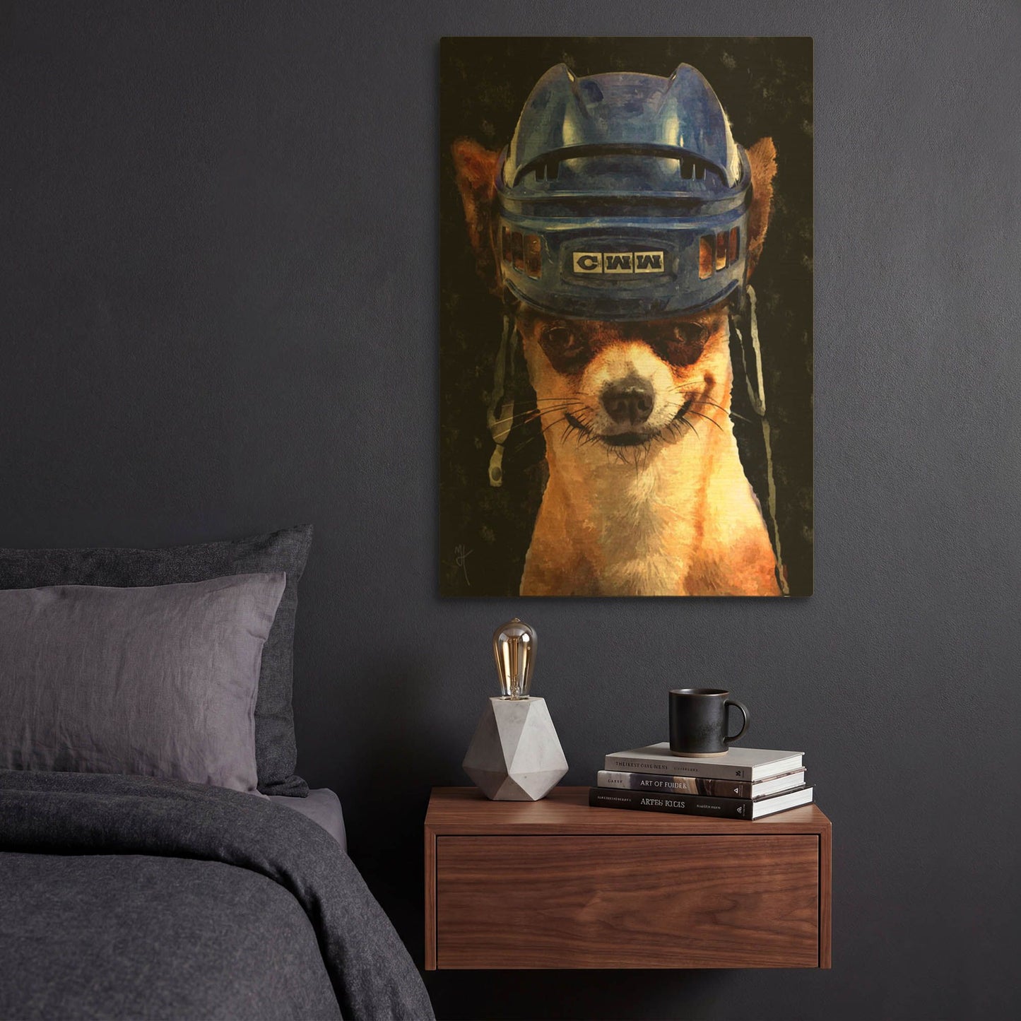 'Chiwana Go' By Murray Henderson Fine Art Gold Metal Wall Art