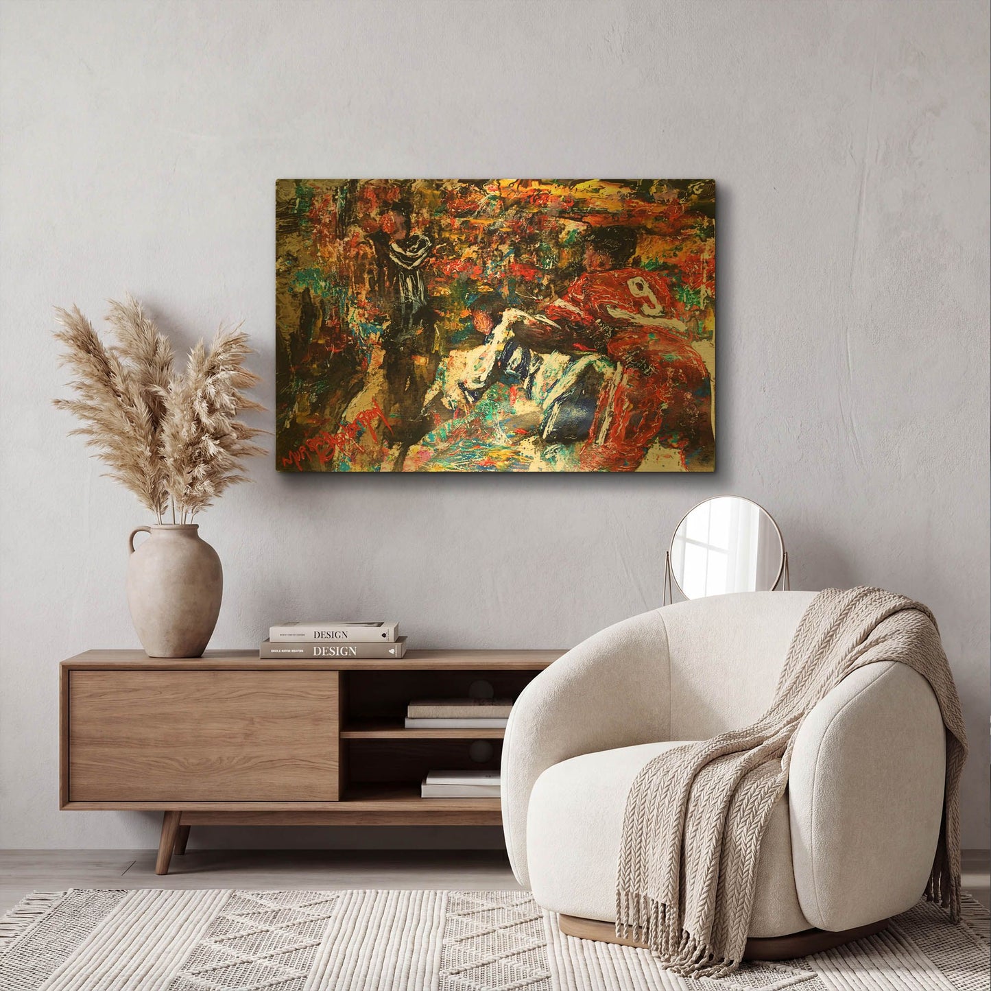 'Gordie' By Murray Henderson Fine Art Gold Metal Wall Art