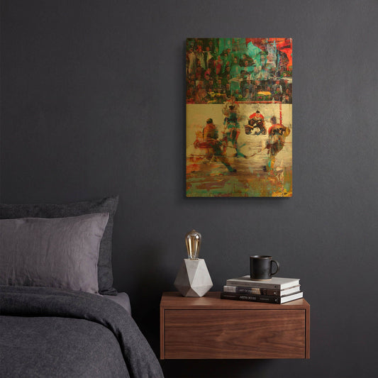 'Jouque 2' By Murray Henderson Fine Art Gold Metal Wall Art