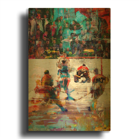 'Jouque 2' By Murray Henderson Fine Art Gold Metal Wall Art