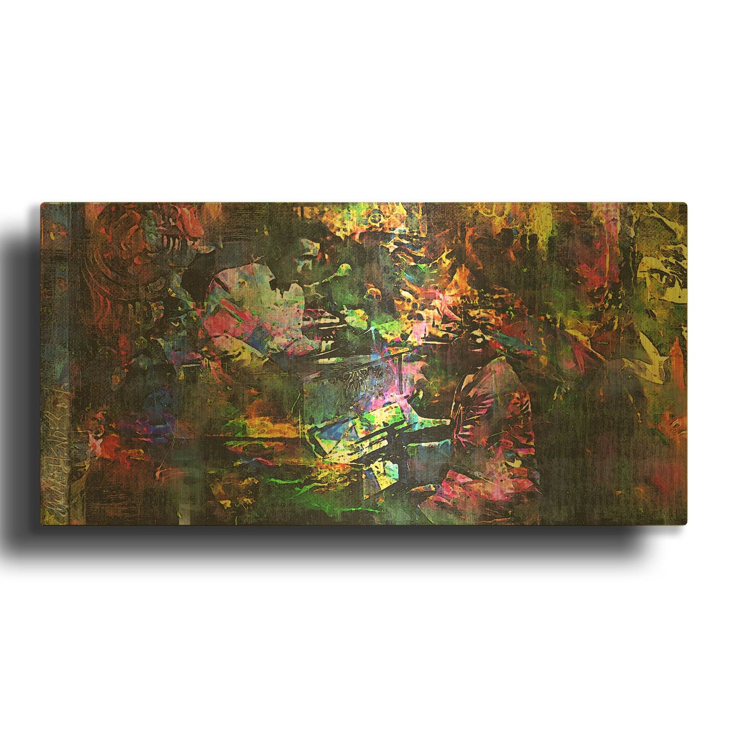 'Play It Again Samprint' By Murray Henderson Fine Art Gold Metal Wall Art