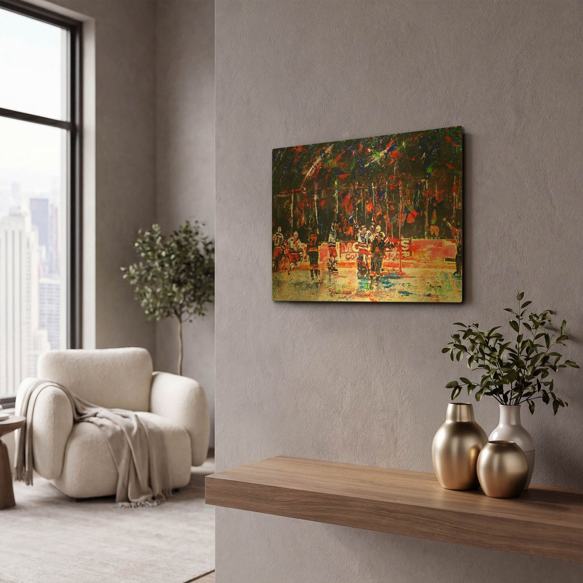 'Ranger Win' By Murray Henderson Fine Art Gold Metal Wall Art