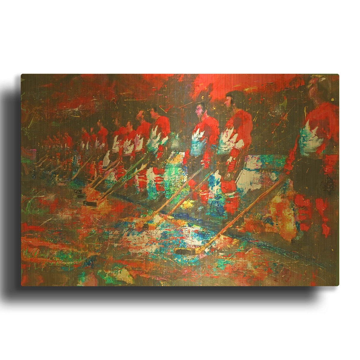 'Team Canada 72' By Murray Henderson Fine Art Gold Metal Wall Art