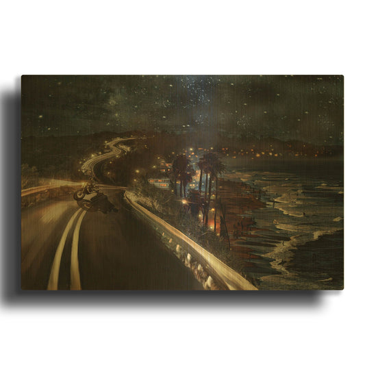 'Night Ride' By Murray Henderson Fine Art Gold Metal Wall Art