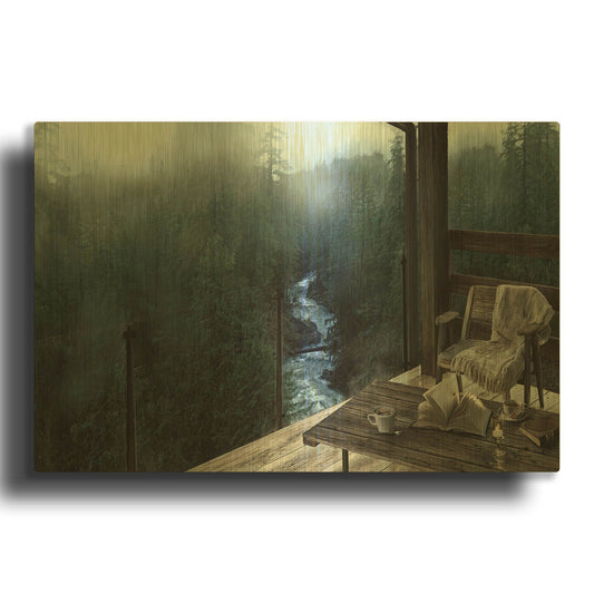 'Mountain Peace' By Murray Henderson Fine Art Gold Metal Wall Art