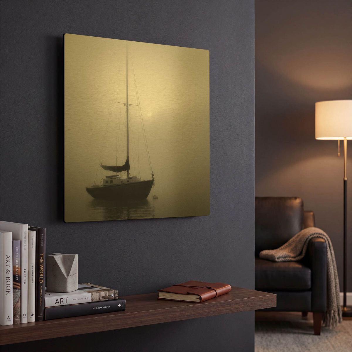 'Nautical II' By Nicholas Bell Photography Gold Metal Wall Art