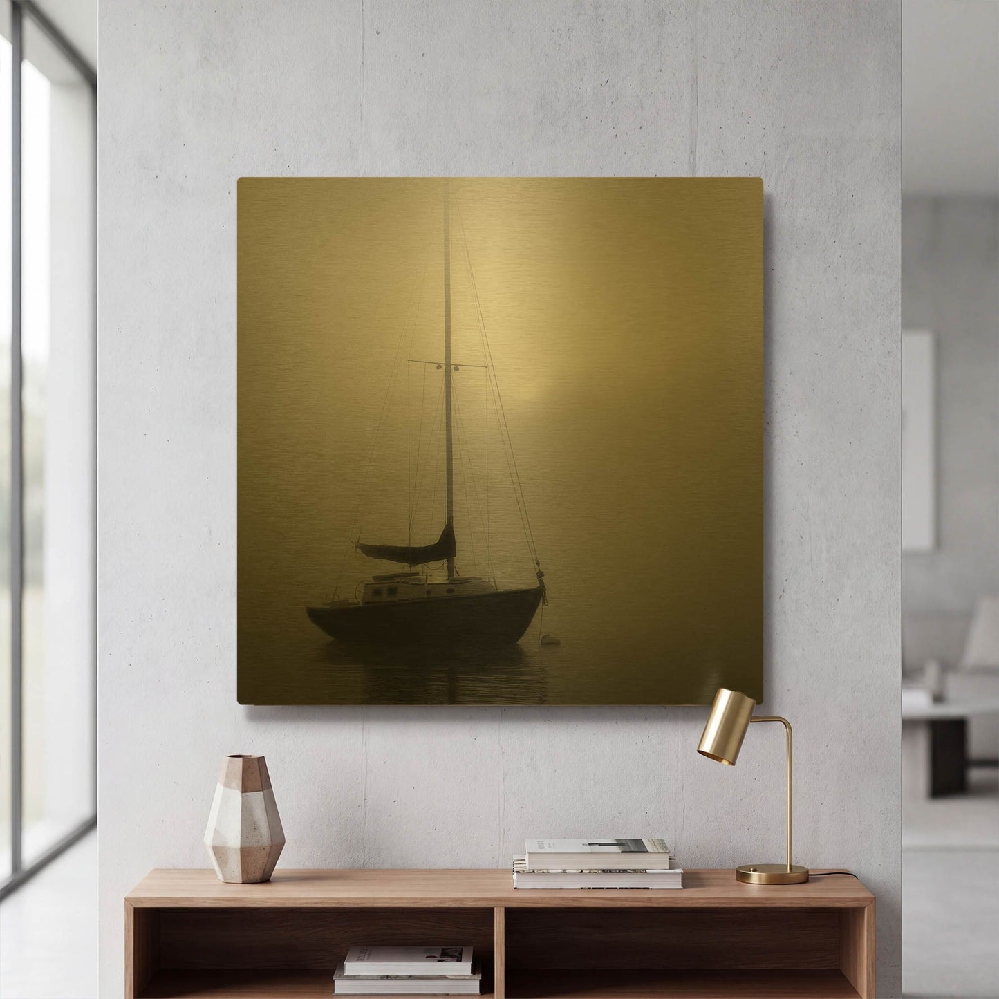 'Nautical II' By Nicholas Bell Photography Gold Metal Wall Art