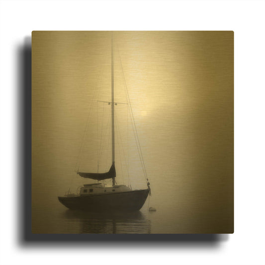 'Nautical II' By Nicholas Bell Photography Gold Metal Wall Art