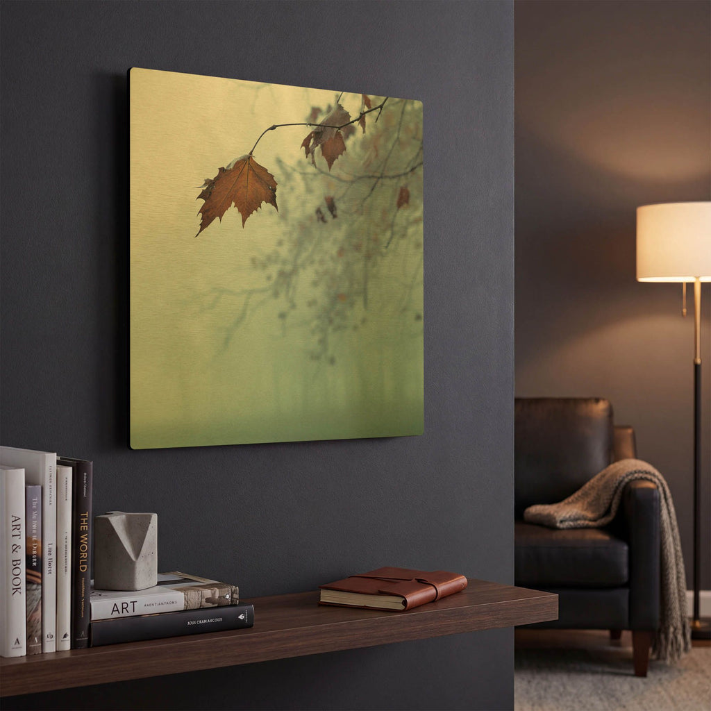 'November' By Nicholas Bell Photography Gold Metal Wall Art