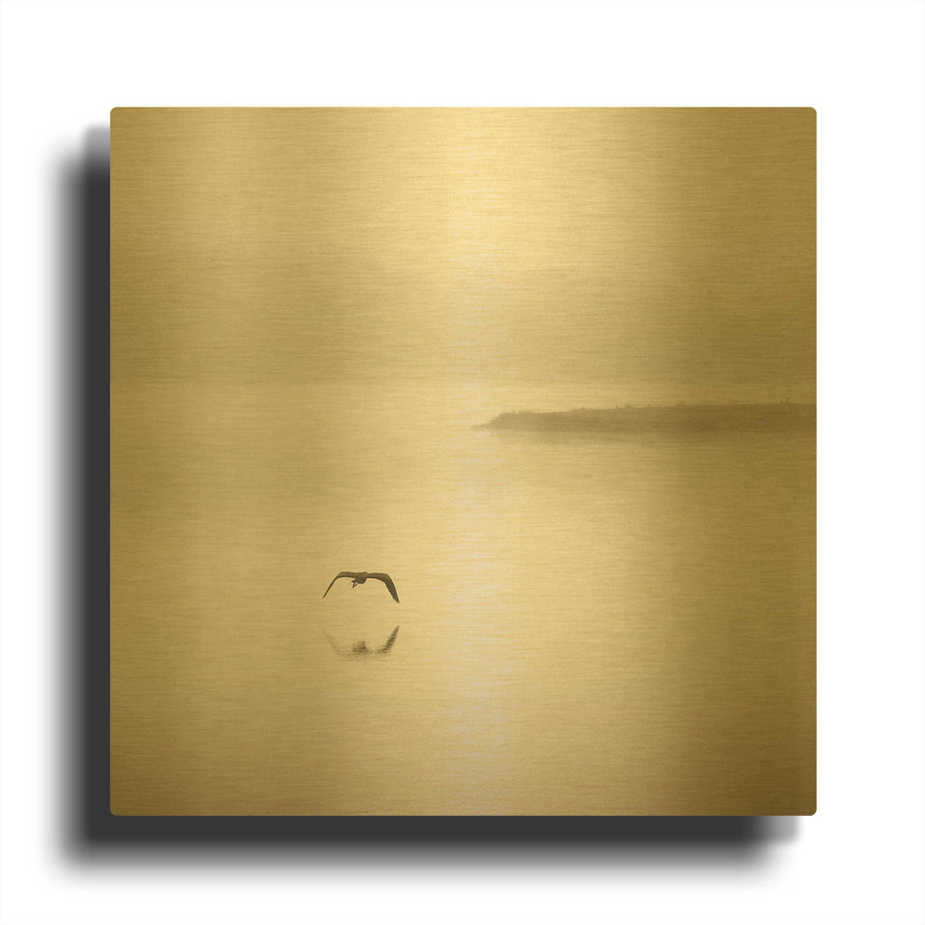 'Silence' By Nicholas Bell Photography Gold Metal Wall Art
