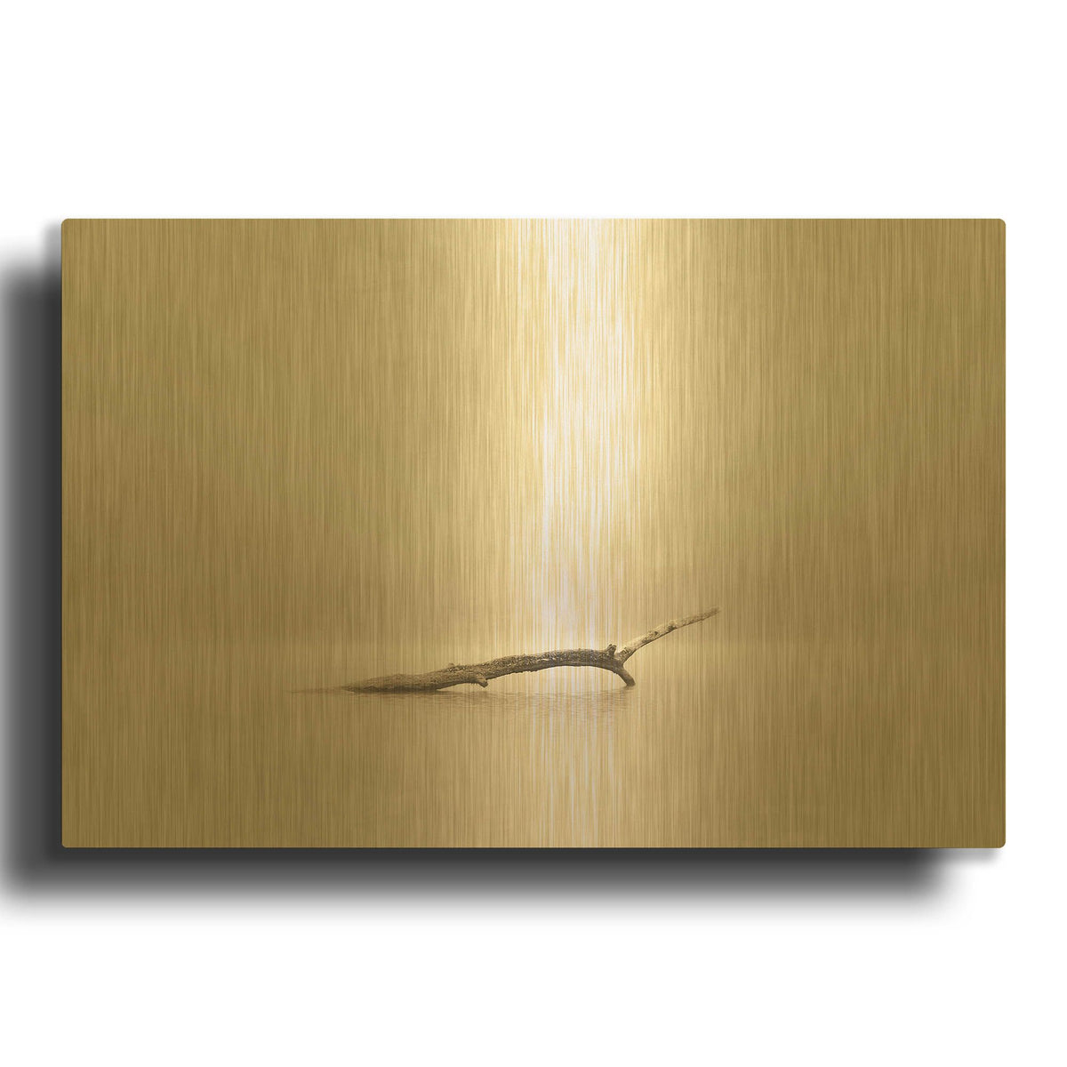 'Still' By Nicholas Bell Photography Gold Metal Wall Art