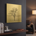 'Winter Tree, Cades Cove' By Nicholas Bell Photography Gold Metal Wall Art