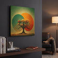 'Tree Of Life 2' By Ray Heere Gold Metal Wall Art