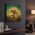 'Tree Of Life 6' By Ray Heere Gold Metal Wall Art