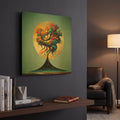 'Tree Of Life 10' By Ray Heere Gold Metal Wall Art