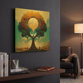 'Tree Of Life 12' By Ray Heere Gold Metal Wall Art
