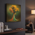 'Tree Of Life 13' By Ray Heere Gold Metal Wall Art