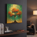 'Tree Of Life 17' By Ray Heere Gold Metal Wall Art