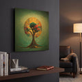 'Tree Of Life 21' By Ray Heere Gold Metal Wall Art