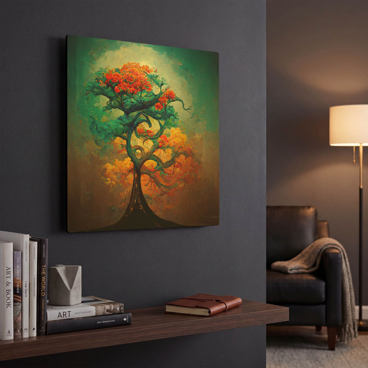 'Tree Of Life 33' By Ray Heere Gold Metal Wall Art