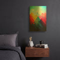 'Change Of Scenery 1' By Romantz Art Gold Metal Wall Art
