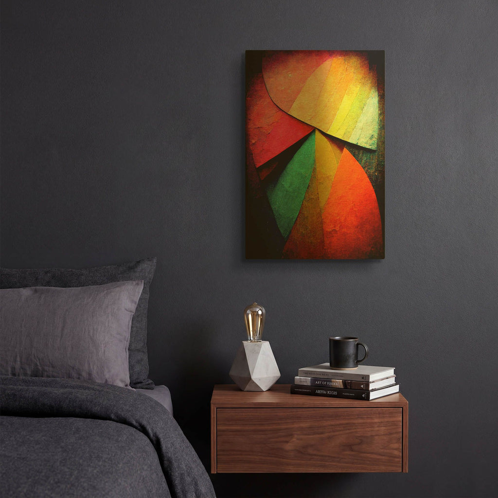 'Shield Wall' By Romantz Art Gold Metal Wall Art