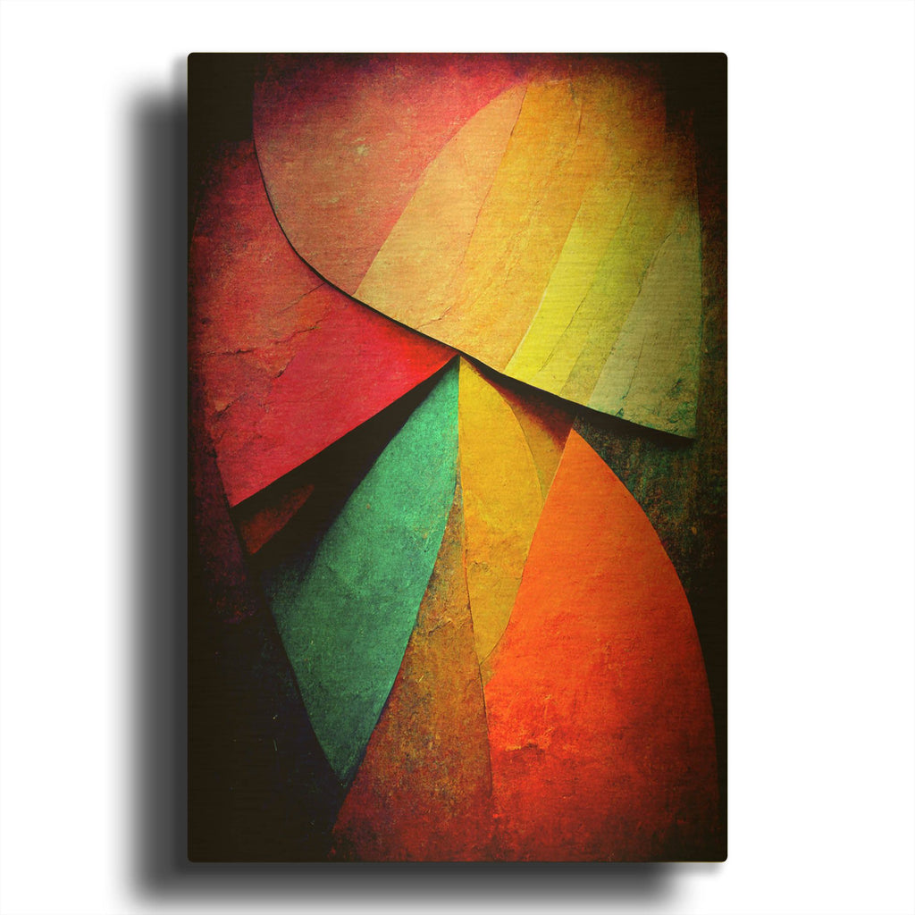 'Shield Wall' By Romantz Art Gold Metal Wall Art