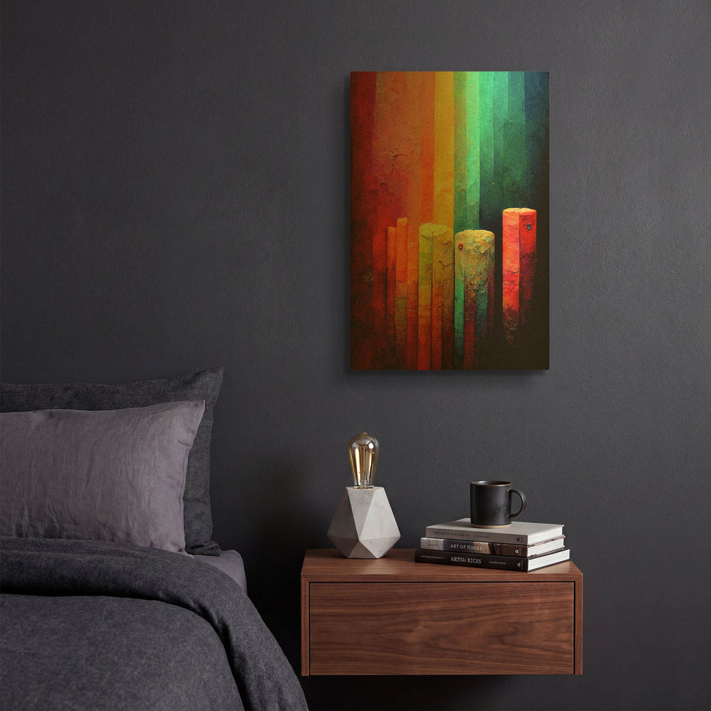 'Step It Up' By Romantz Art Gold Metal Wall Art