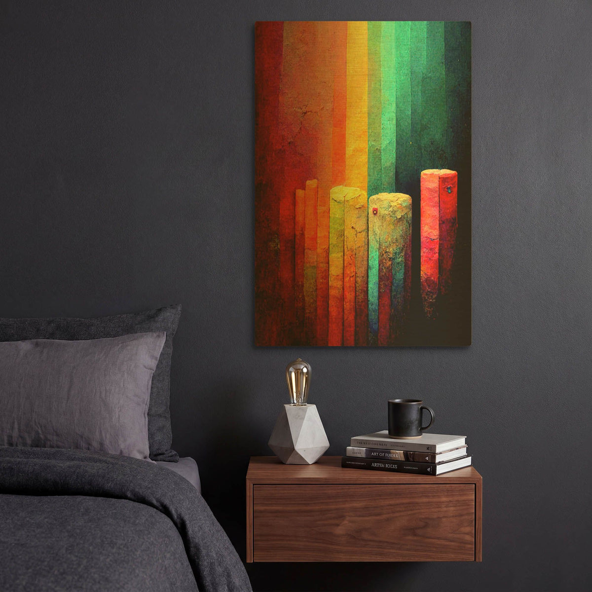 'Step It Up' By Romantz Art Gold Metal Wall Art