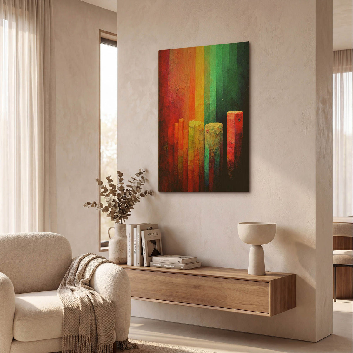 'Step It Up' By Romantz Art Gold Metal Wall Art
