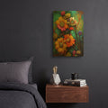 'The World I Close My Eyes To See 2' By Romantz Art Gold Metal Wall Art