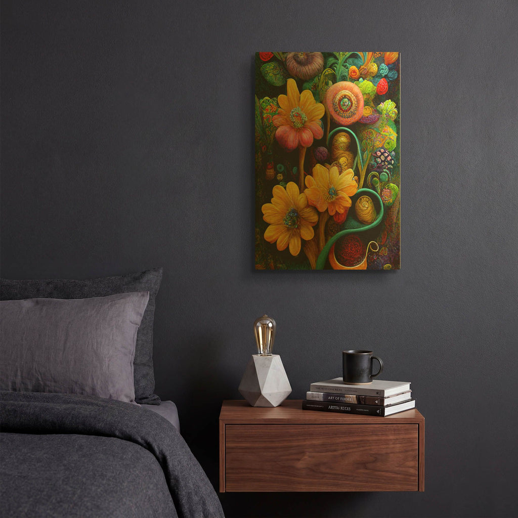 'The World I Close My Eyes To See 3' By Romantz Art Gold Metal Wall Art