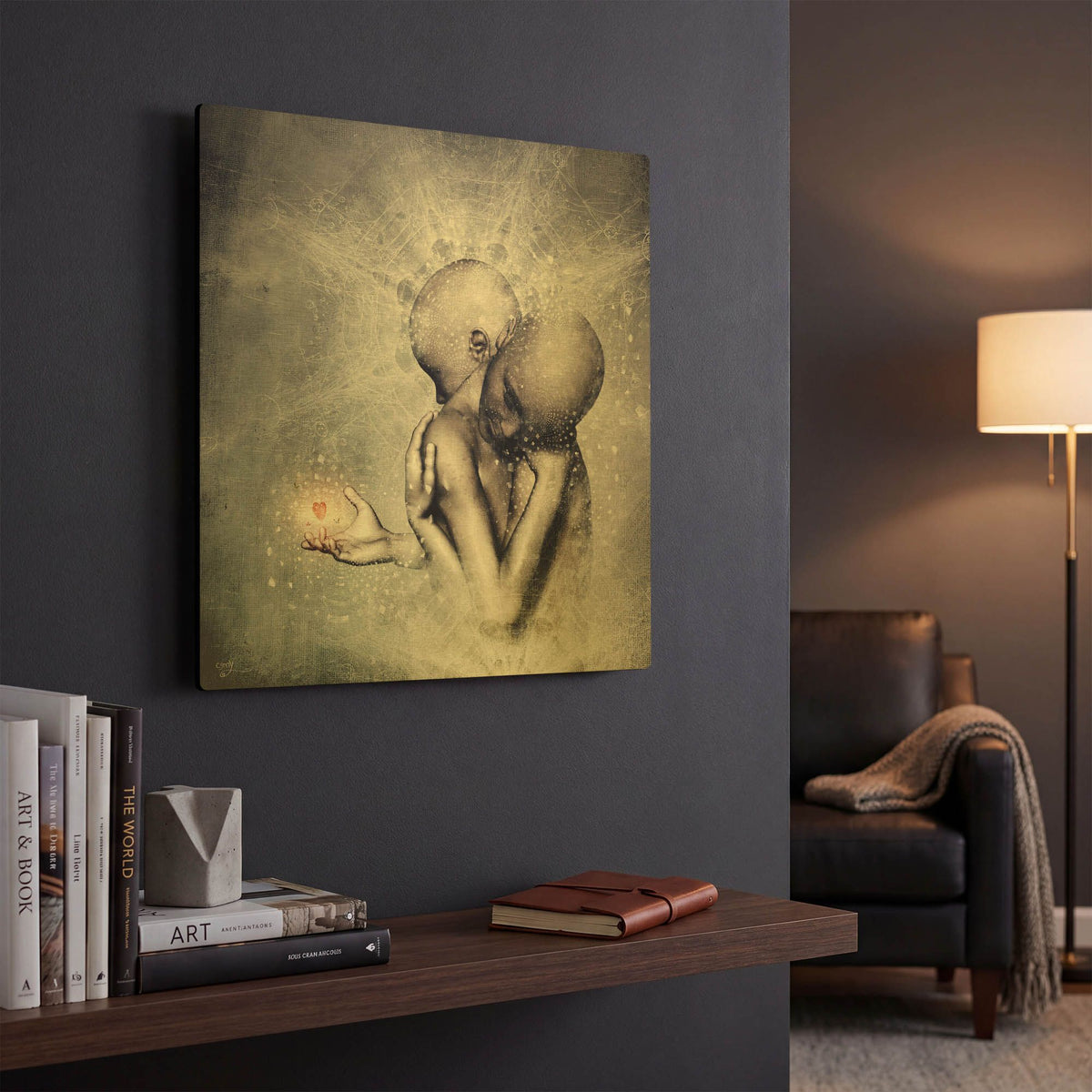 'Souvenirs We Never Lose' By Cameron Gray Gold Metal Wall Art
