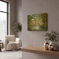 'The Excursion Boat' By Stanton Manolakas Gold Metal Wall Art