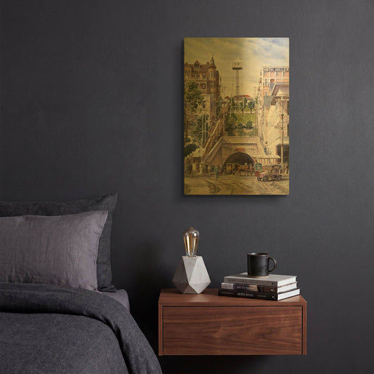 'Angel' By Stanton Manolakas Gold Metal Wall Art