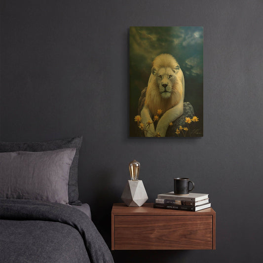'On the Watch' By Tanya Mavric Gold Metal Wall Art